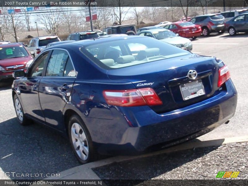 Blue Ribbon Metallic / Ash 2007 Toyota Camry CE