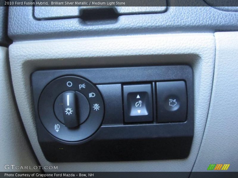 Brilliant Silver Metallic / Medium Light Stone 2010 Ford Fusion Hybrid