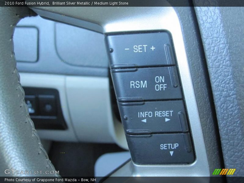 Brilliant Silver Metallic / Medium Light Stone 2010 Ford Fusion Hybrid