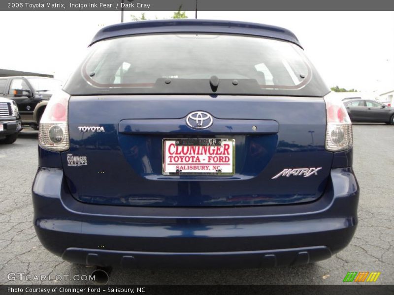 Indigo Ink Pearl / Dark Gray 2006 Toyota Matrix