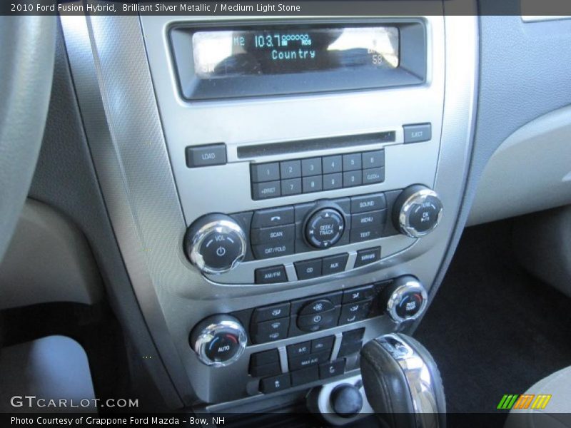 Brilliant Silver Metallic / Medium Light Stone 2010 Ford Fusion Hybrid