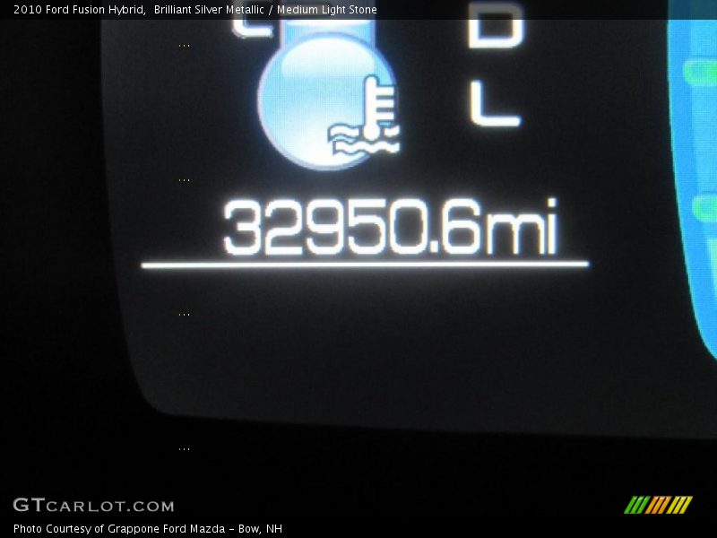 Brilliant Silver Metallic / Medium Light Stone 2010 Ford Fusion Hybrid