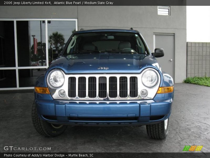 Atlantic Blue Pearl / Medium Slate Gray 2006 Jeep Liberty Limited 4x4