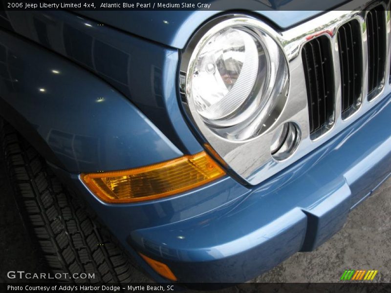 Atlantic Blue Pearl / Medium Slate Gray 2006 Jeep Liberty Limited 4x4