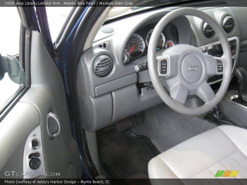 Atlantic Blue Pearl / Medium Slate Gray 2006 Jeep Liberty Limited 4x4
