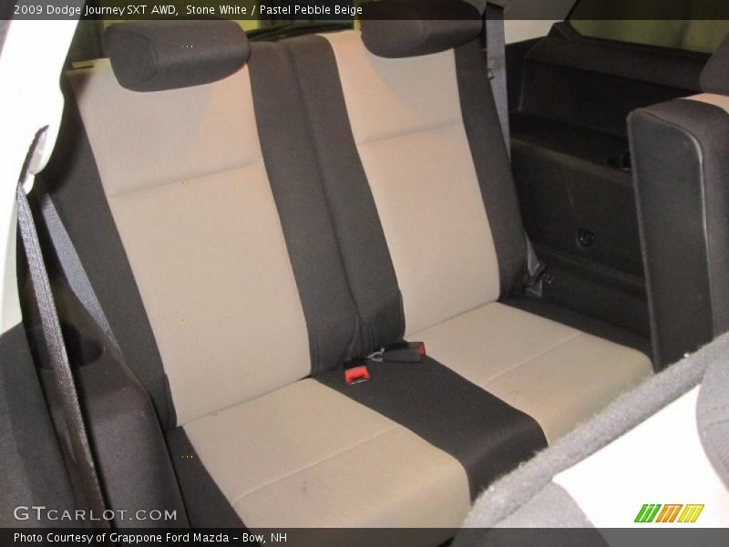 Stone White / Pastel Pebble Beige 2009 Dodge Journey SXT AWD