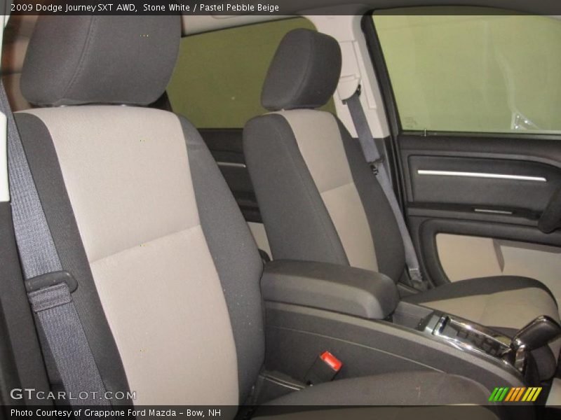 Stone White / Pastel Pebble Beige 2009 Dodge Journey SXT AWD