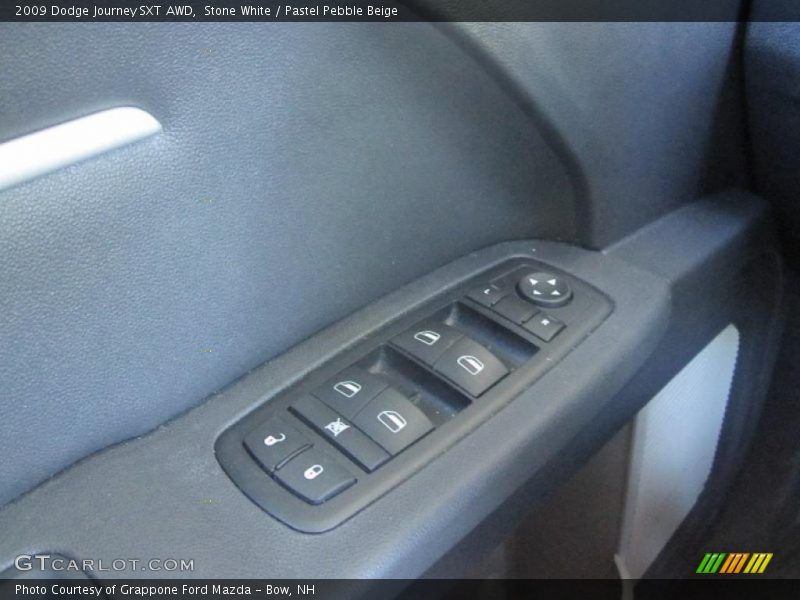 Stone White / Pastel Pebble Beige 2009 Dodge Journey SXT AWD