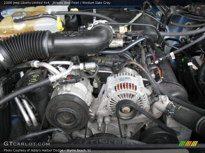 Atlantic Blue Pearl / Medium Slate Gray 2006 Jeep Liberty Limited 4x4