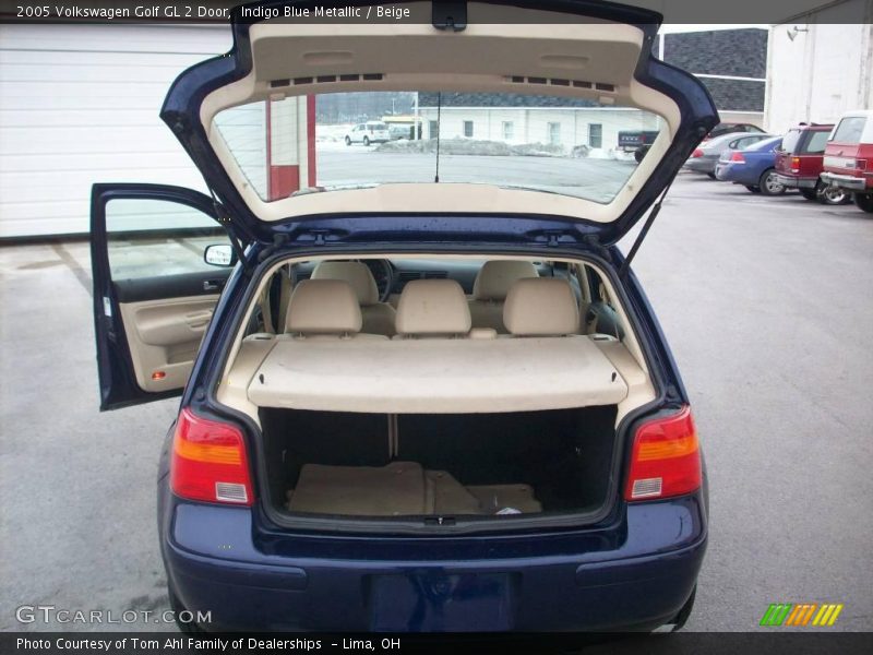 Indigo Blue Metallic / Beige 2005 Volkswagen Golf GL 2 Door