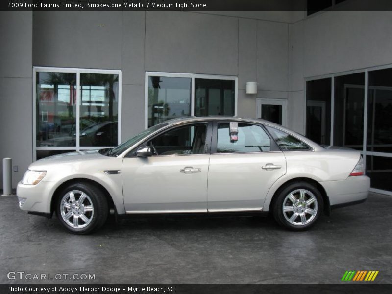 Smokestone Metallic / Medium Light Stone 2009 Ford Taurus Limited