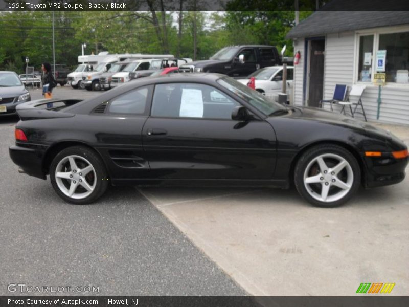 Black / Black 1991 Toyota MR2 Coupe