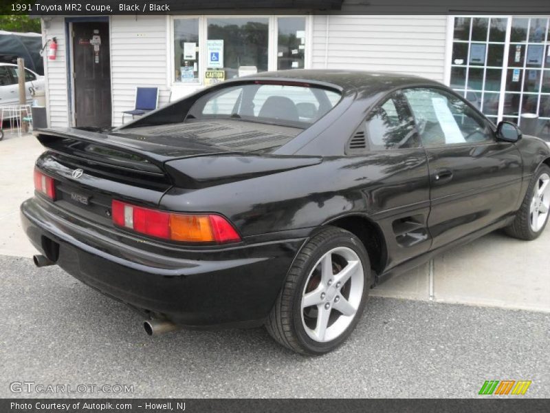Black / Black 1991 Toyota MR2 Coupe