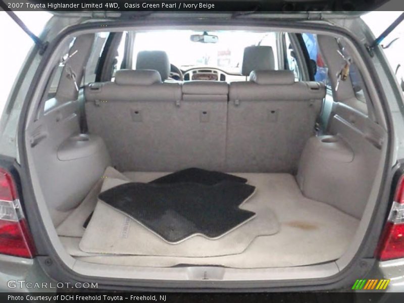 Oasis Green Pearl / Ivory Beige 2007 Toyota Highlander Limited 4WD