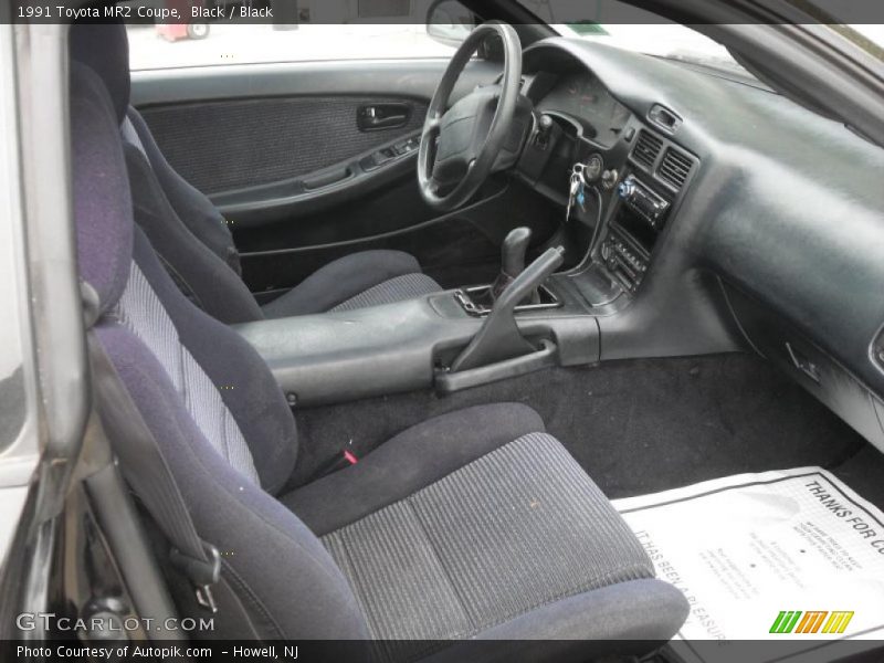 Black / Black 1991 Toyota MR2 Coupe