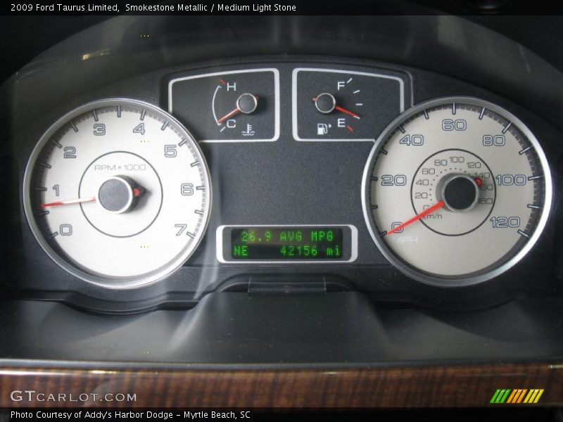 Smokestone Metallic / Medium Light Stone 2009 Ford Taurus Limited