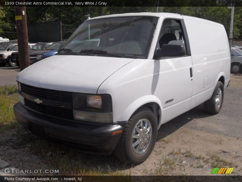 Ivory White / Gray 1999 Chevrolet Astro Commercial Van