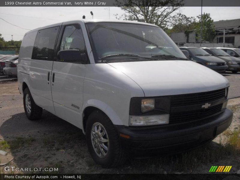 Ivory White / Gray 1999 Chevrolet Astro Commercial Van