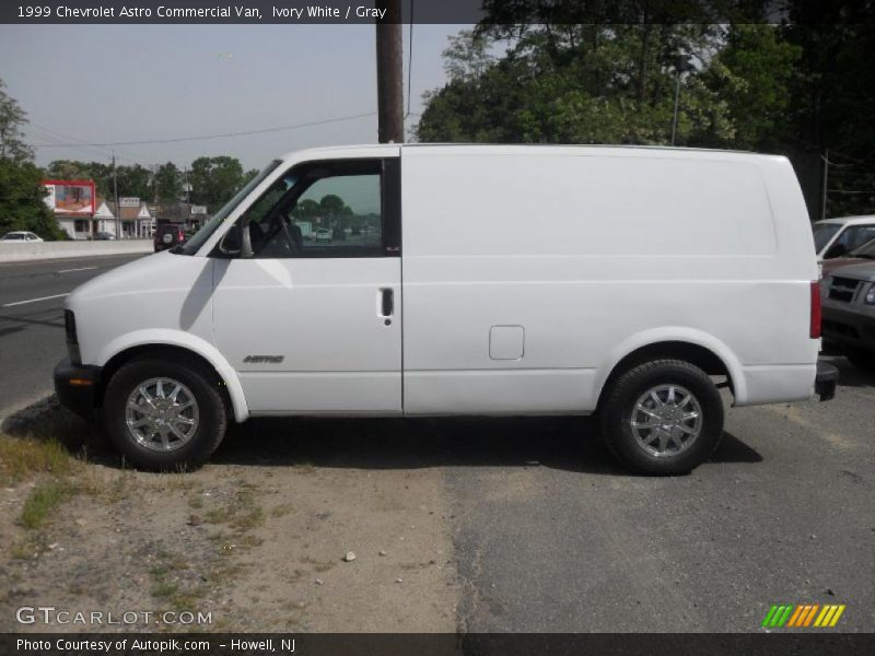 Ivory White / Gray 1999 Chevrolet Astro Commercial Van
