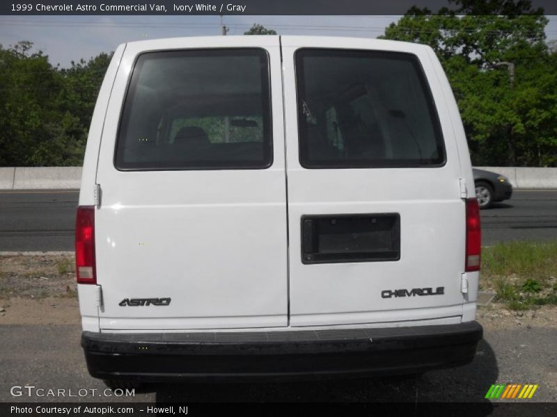 Ivory White / Gray 1999 Chevrolet Astro Commercial Van