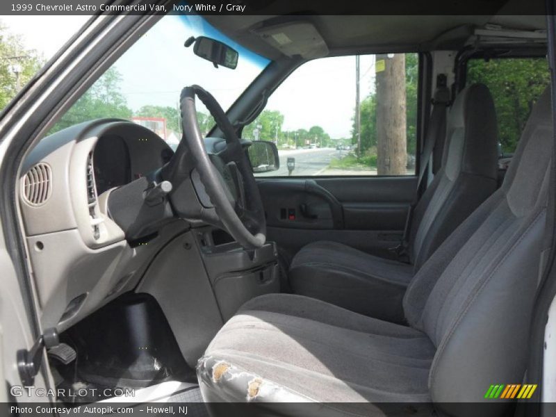 Ivory White / Gray 1999 Chevrolet Astro Commercial Van