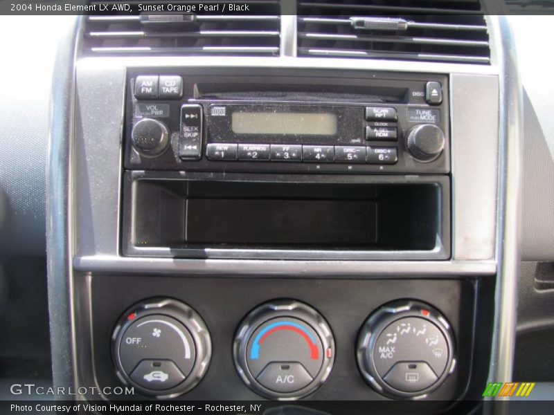 Sunset Orange Pearl / Black 2004 Honda Element LX AWD
