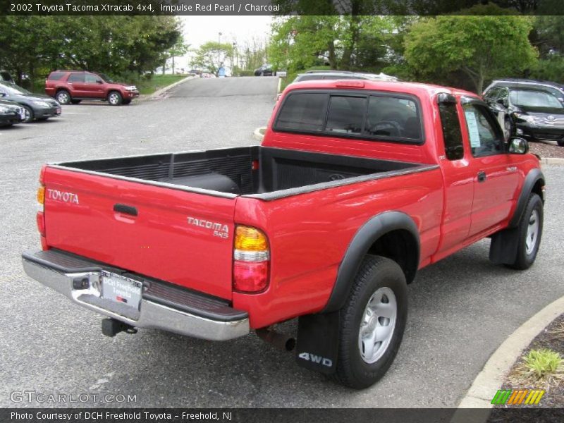 Impulse Red Pearl / Charcoal 2002 Toyota Tacoma Xtracab 4x4