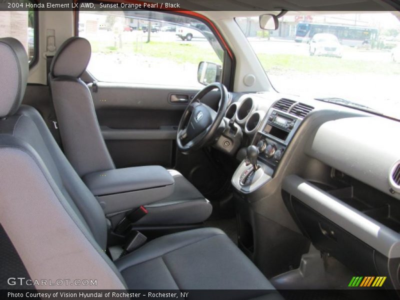 Sunset Orange Pearl / Black 2004 Honda Element LX AWD