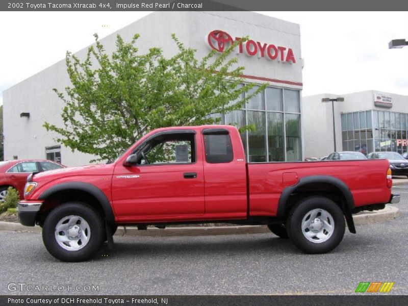 Impulse Red Pearl / Charcoal 2002 Toyota Tacoma Xtracab 4x4