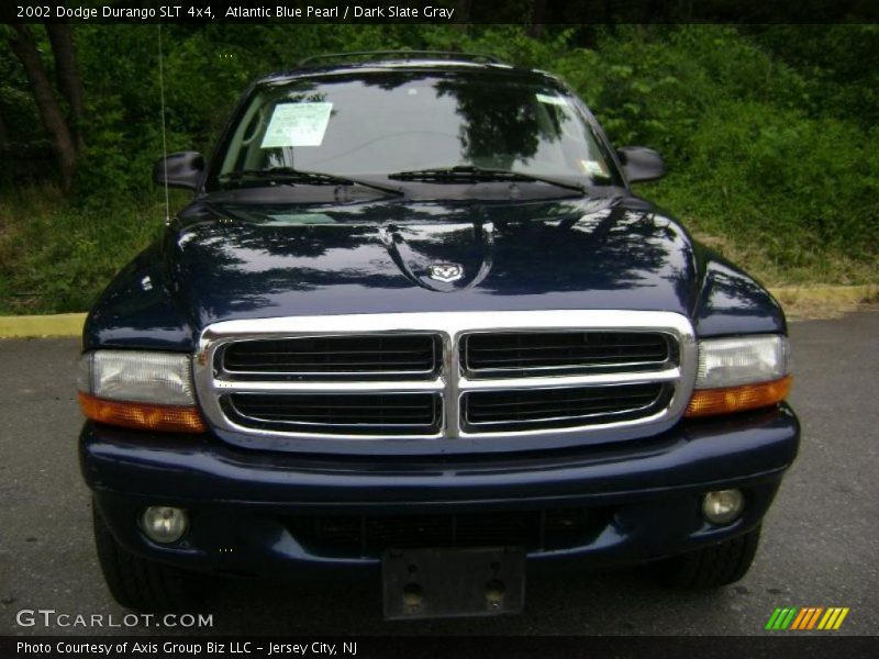 Atlantic Blue Pearl / Dark Slate Gray 2002 Dodge Durango SLT 4x4