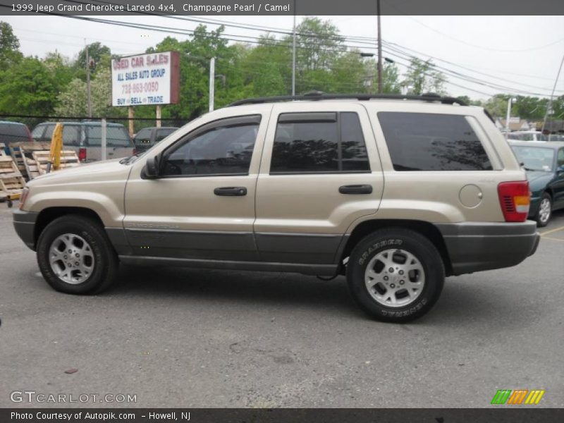 Champagne Pearl / Camel 1999 Jeep Grand Cherokee Laredo 4x4