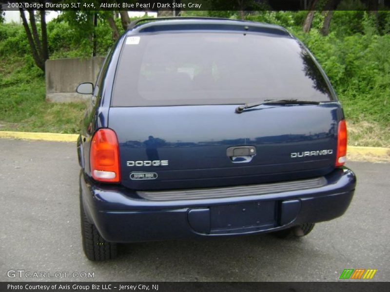 Atlantic Blue Pearl / Dark Slate Gray 2002 Dodge Durango SLT 4x4