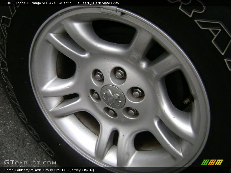 Atlantic Blue Pearl / Dark Slate Gray 2002 Dodge Durango SLT 4x4