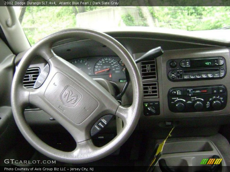 Atlantic Blue Pearl / Dark Slate Gray 2002 Dodge Durango SLT 4x4