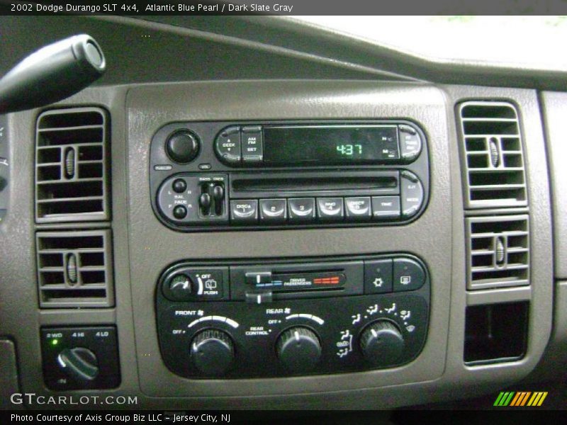 Atlantic Blue Pearl / Dark Slate Gray 2002 Dodge Durango SLT 4x4