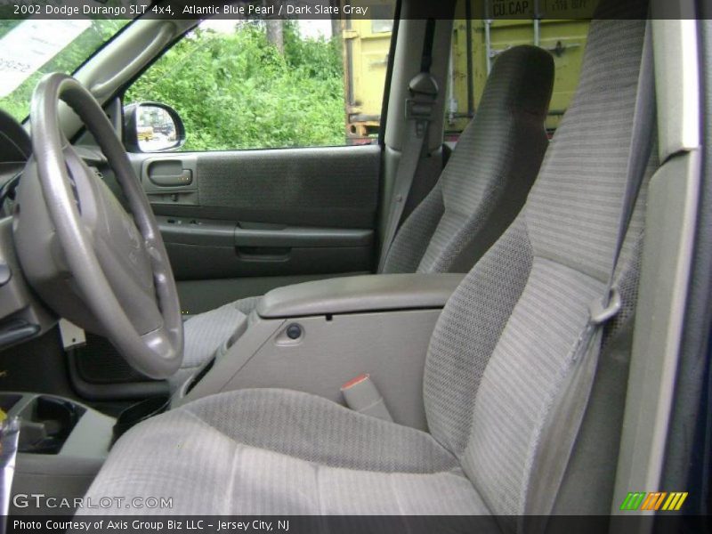 Atlantic Blue Pearl / Dark Slate Gray 2002 Dodge Durango SLT 4x4