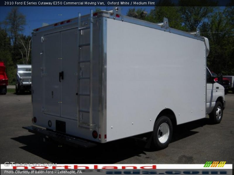 Oxford White / Medium Flint 2010 Ford E Series Cutaway E350 Commercial Moving Van