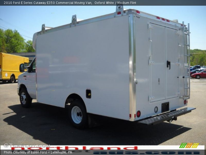 Oxford White / Medium Flint 2010 Ford E Series Cutaway E350 Commercial Moving Van