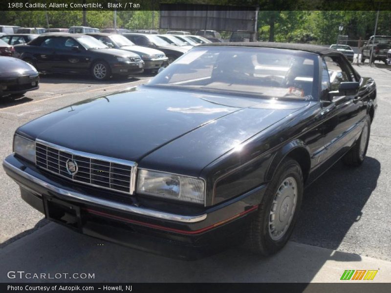 Black / Tan 1988 Cadillac Allante Convertible