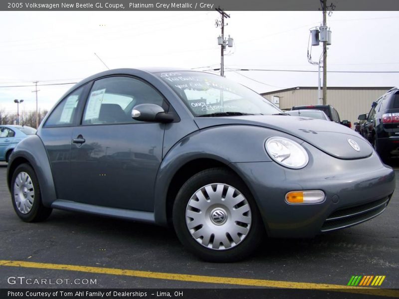 Platinum Grey Metallic / Grey 2005 Volkswagen New Beetle GL Coupe
