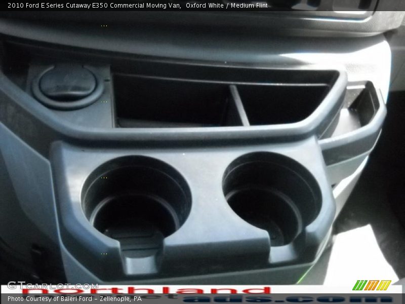 Oxford White / Medium Flint 2010 Ford E Series Cutaway E350 Commercial Moving Van