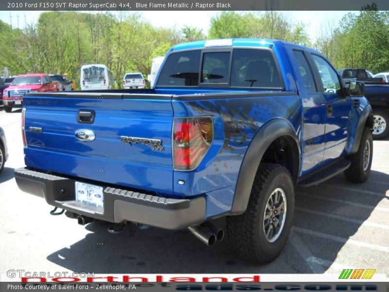 Blue Flame Metallic / Raptor Black 2010 Ford F150 SVT Raptor SuperCab 4x4