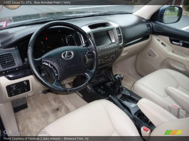 Blue Meridian Pearl / Ivory 2005 Lexus GX 470