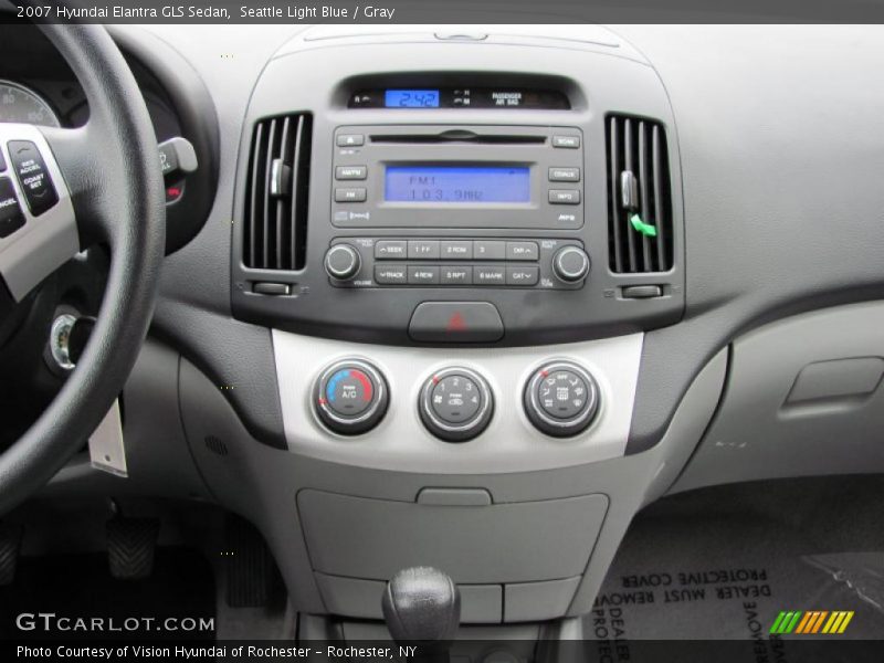 Seattle Light Blue / Gray 2007 Hyundai Elantra GLS Sedan
