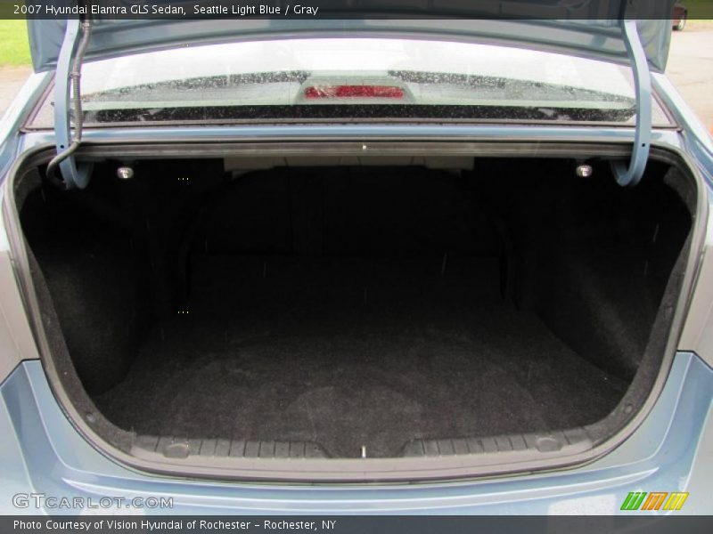 Seattle Light Blue / Gray 2007 Hyundai Elantra GLS Sedan