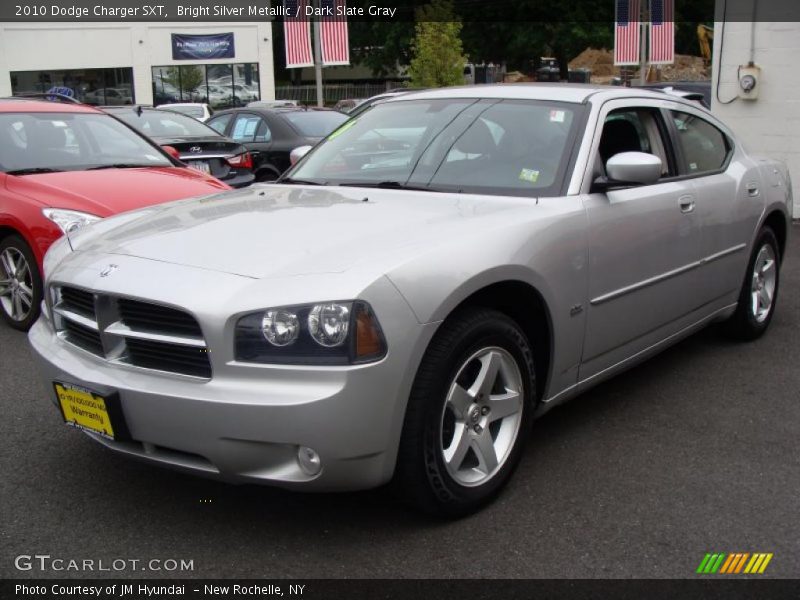 Bright Silver Metallic / Dark Slate Gray 2010 Dodge Charger SXT