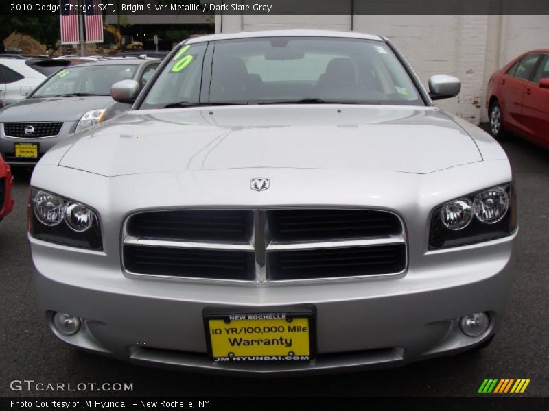 Bright Silver Metallic / Dark Slate Gray 2010 Dodge Charger SXT