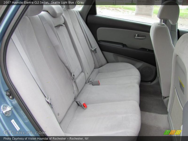 Seattle Light Blue / Gray 2007 Hyundai Elantra GLS Sedan