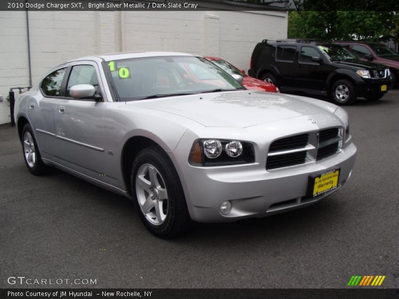 Bright Silver Metallic / Dark Slate Gray 2010 Dodge Charger SXT
