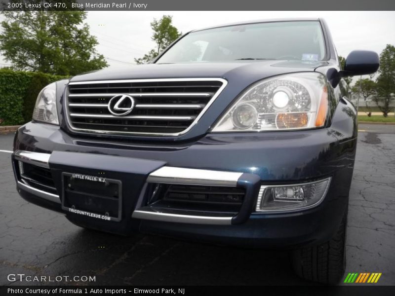 Blue Meridian Pearl / Ivory 2005 Lexus GX 470